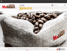 Tablet Screenshot of caffemolinari.com